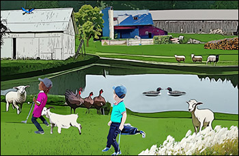 Matchup at Adventure Land Golf Children's Book